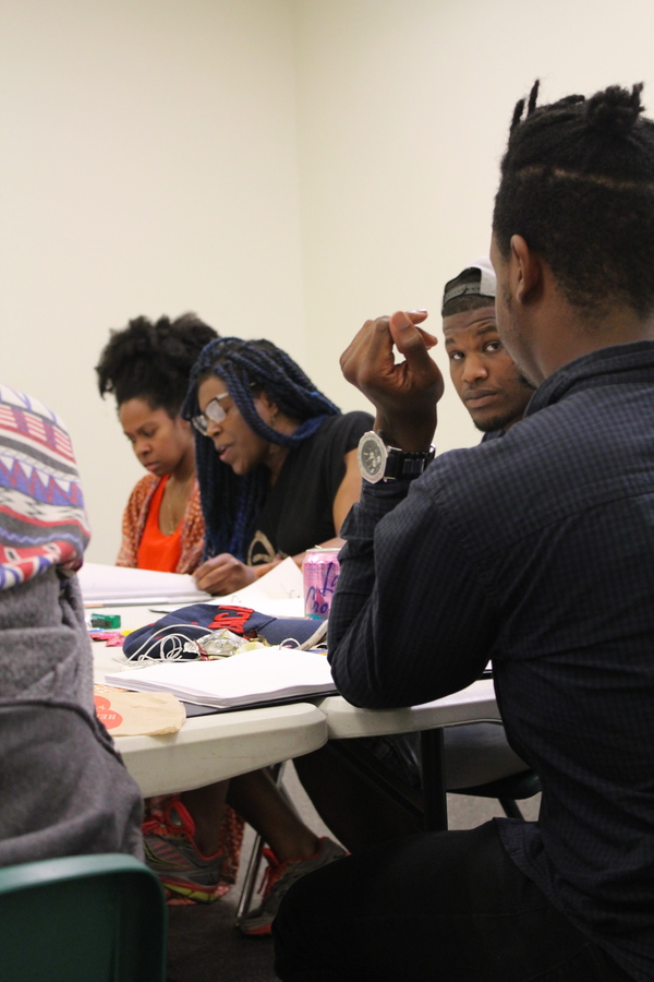 Photo Flash: Inside Rehearsal for The Movement Theatre Company's AND SHE WOULD STAND LIKE THIS Image