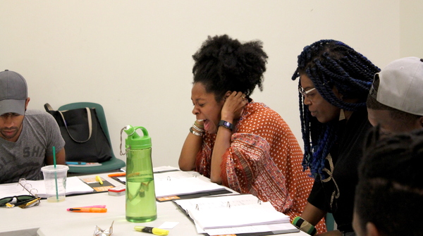 Photo Flash: Inside Rehearsal for The Movement Theatre Company's AND SHE WOULD STAND LIKE THIS Image