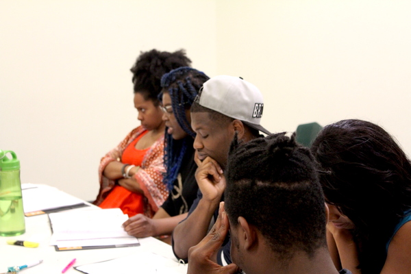 Photo Flash: Inside Rehearsal for The Movement Theatre Company's AND SHE WOULD STAND LIKE THIS Image