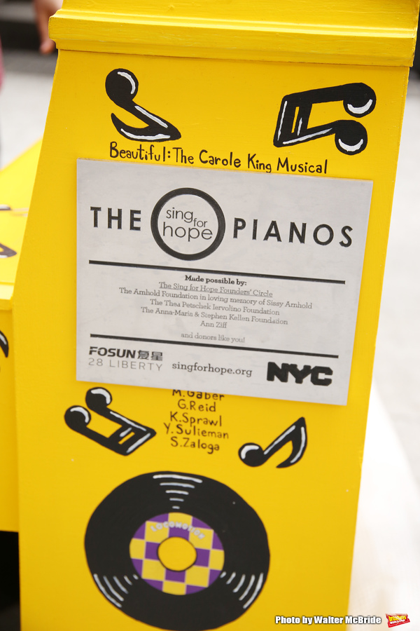 Photo Coverage: BEAUTIFUL Company Unveils Sing for Hope Piano! Image