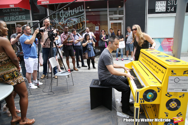 Photo Coverage: BEAUTIFUL Company Unveils Sing for Hope Piano! Image
