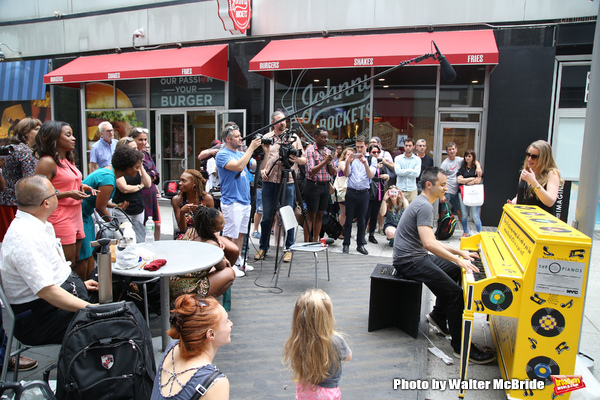 Photo Coverage: BEAUTIFUL Company Unveils Sing for Hope Piano! Image