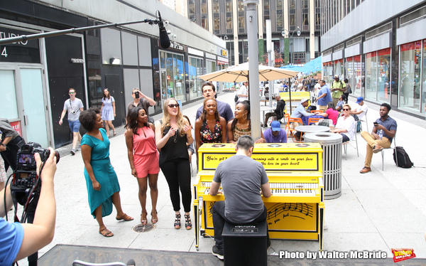 Photo Coverage: BEAUTIFUL Company Unveils Sing for Hope Piano! Image