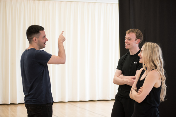 Photo Flash: In Rehearsals with DISCO PIGS at Trafalgar Studios Image