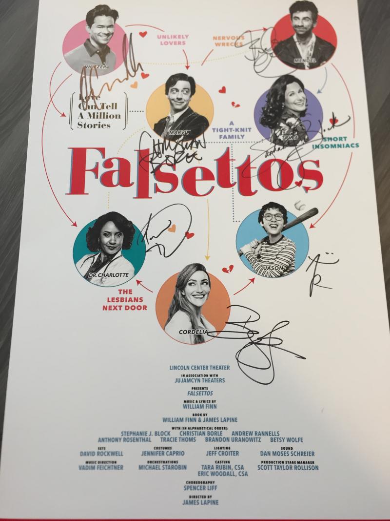 Contest: Enter To Win A Signed FALSETTOS Broadway Poster Image