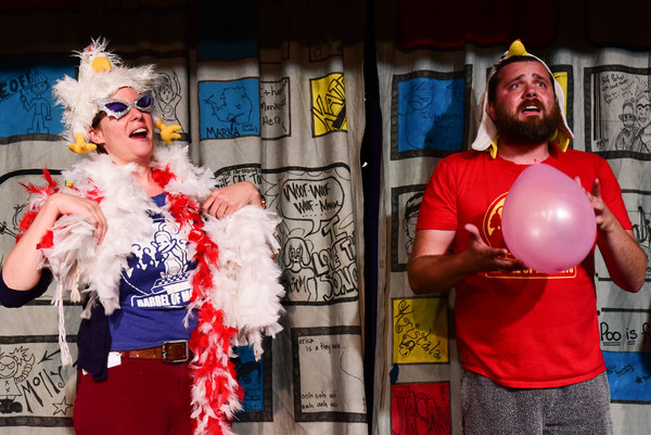 Photo Flash: First Look at Barrel of Monkeys' THAT'S WEIRD, GRANDMA: ATTACK OF THE PHANTOM BBQ Image