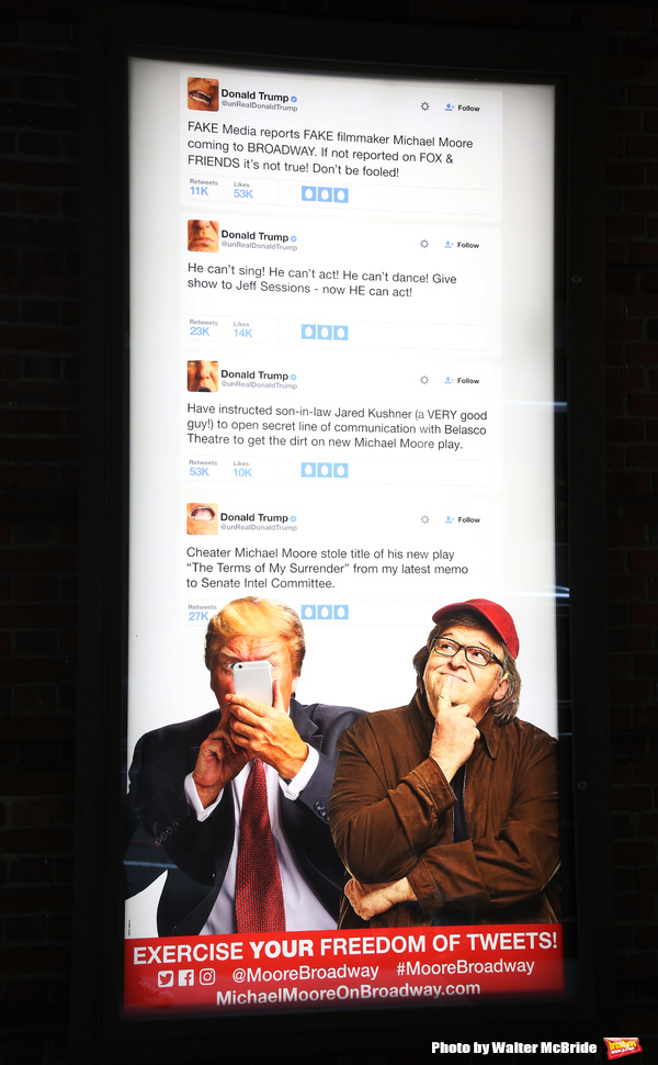 Up on the Marquee: Michael Moore's THE TERMS OF MY SURRENDER Image