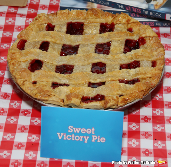 Photo Coverage: Pie Perfection- WAITRESS Cast Tastes Sweet Treats from 'Sugar, Butter, Flour: The Waitress Pie Cookbook' Image