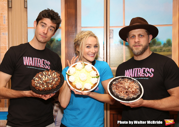 Photo Coverage: Pie Perfection- WAITRESS Cast Tastes Sweet Treats from 'Sugar, Butter, Flour: The Waitress Pie Cookbook' Image