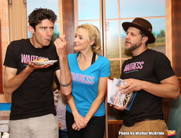 Photo Coverage: Pie Perfection- WAITRESS Cast Tastes Sweet Treats from 'Sugar, Butter, Flour: The Waitress Pie Cookbook' Image