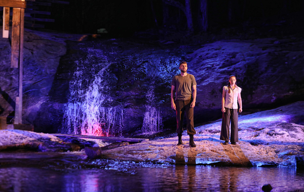 Photo Flash: First Look at Justin Deeley in Waterfall-Set MACBETH at Serenbe Playhouse Image