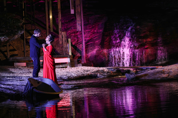 Photo Flash: First Look at Justin Deeley in Waterfall-Set MACBETH at Serenbe Playhouse Image