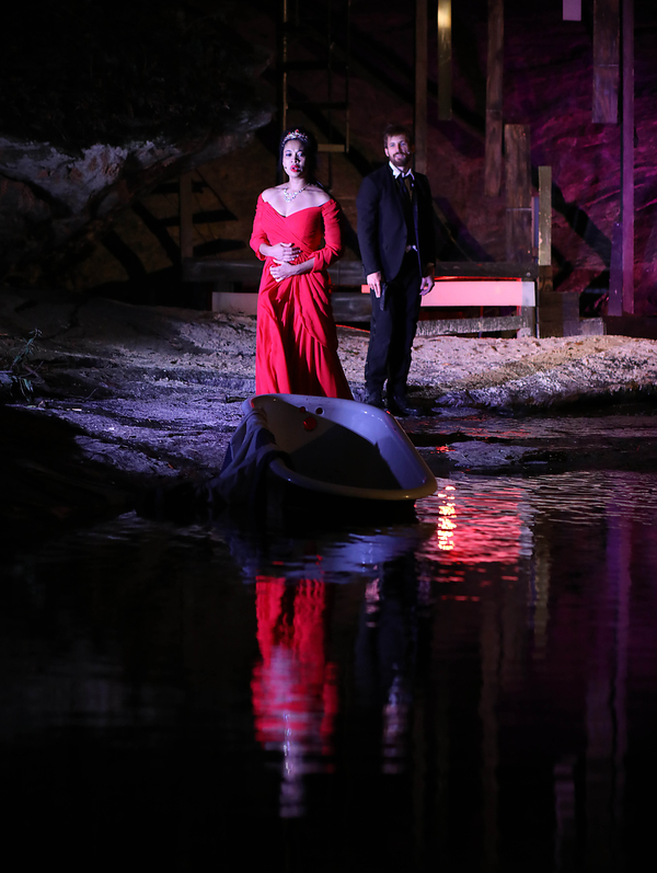 Photo Flash: First Look at Justin Deeley in Waterfall-Set MACBETH at Serenbe Playhouse Image