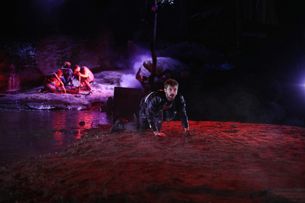 Photo Flash: First Look at Justin Deeley in Waterfall-Set MACBETH at Serenbe Playhouse Image