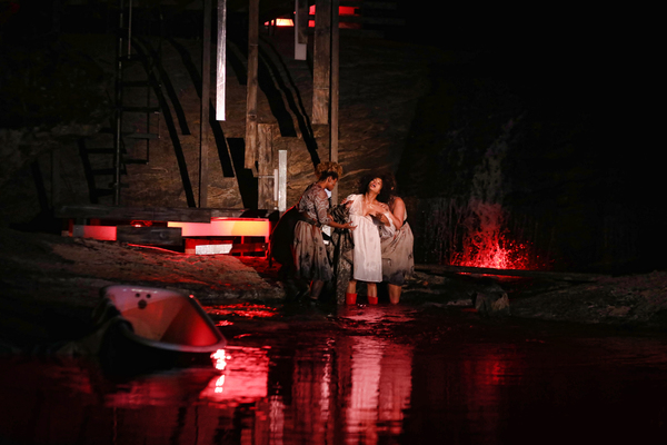 Photo Flash: First Look at Justin Deeley in Waterfall-Set MACBETH at Serenbe Playhouse Image
