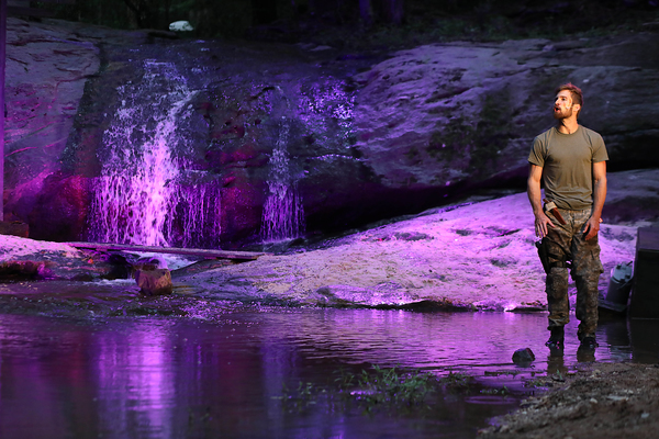 Photo Flash: First Look at Justin Deeley in Waterfall-Set MACBETH at Serenbe Playhouse Image