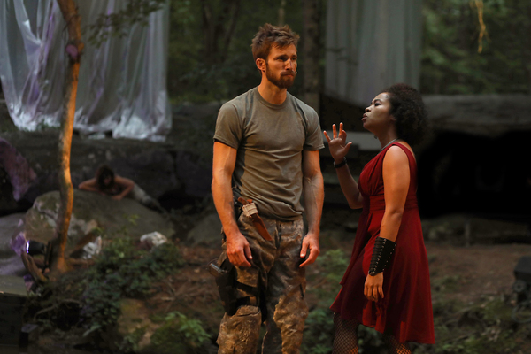 Photo Flash: First Look at Justin Deeley in Waterfall-Set MACBETH at Serenbe Playhouse Image