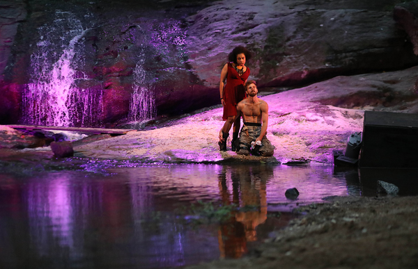 Photo Flash: First Look at Justin Deeley in Waterfall-Set MACBETH at Serenbe Playhouse Image