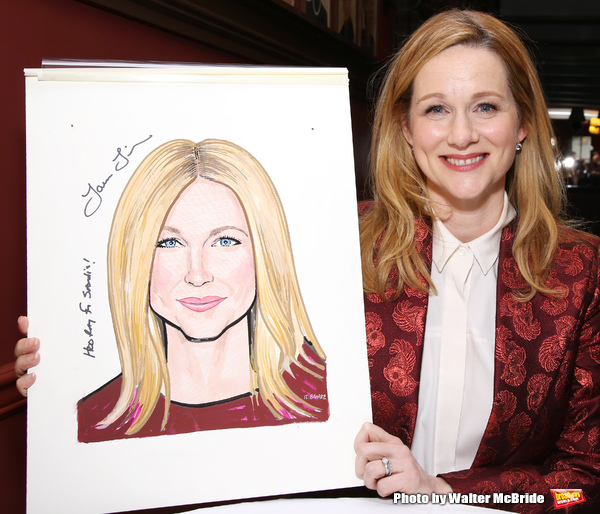 Photo Coverage: Laura Linney and Cynthia Nixon Celebrate Their New Portraits at Sardi's! Image