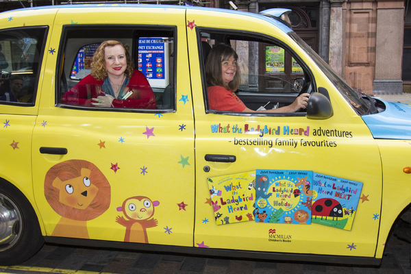 Photo Flash: WHAT THE LADYBIRD HEARD Author & Illustrator Taxi Around London to Celebrate West End Adaptation Image