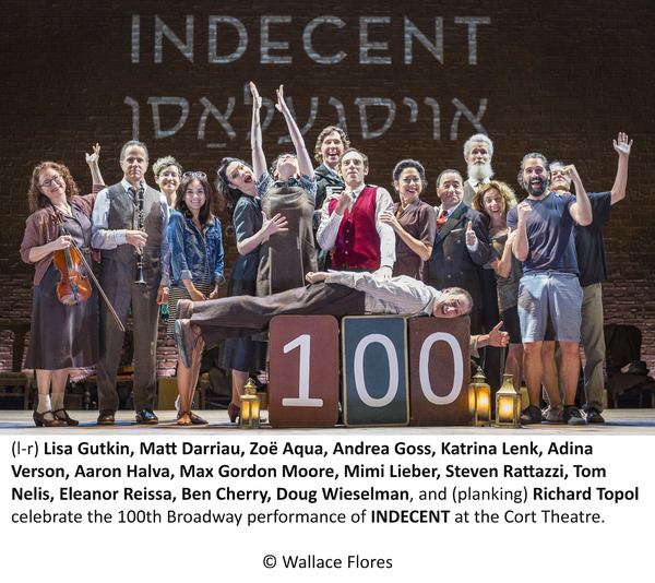 Photo Flash: Broadway Stay INDECENT Celebrates 100th Show Image