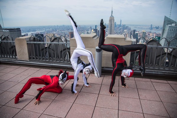 Photo Flash: Colorful Insects of Cirque's OVO Visit Top of the Rock Image
