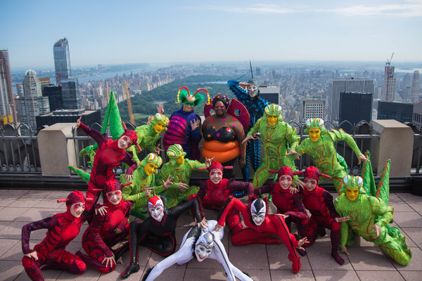 Photo Flash: Colorful Insects of Cirque's OVO Visit Top of the Rock Image