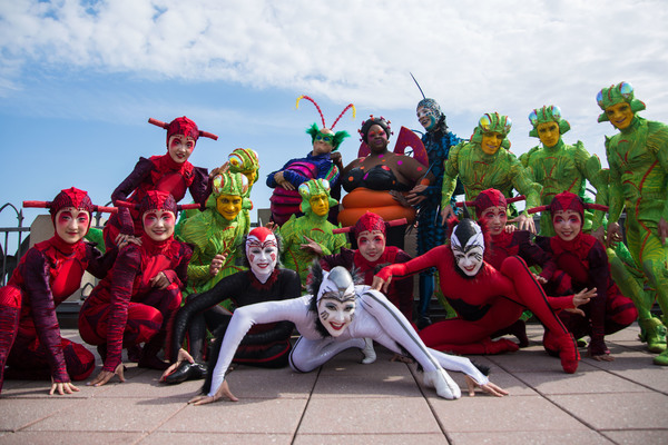 Photo Flash: Colorful Insects of Cirque's OVO Visit Top of the Rock Image
