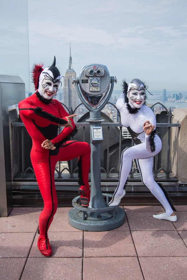 Photo Flash: Colorful Insects of Cirque's OVO Visit Top of the Rock Image