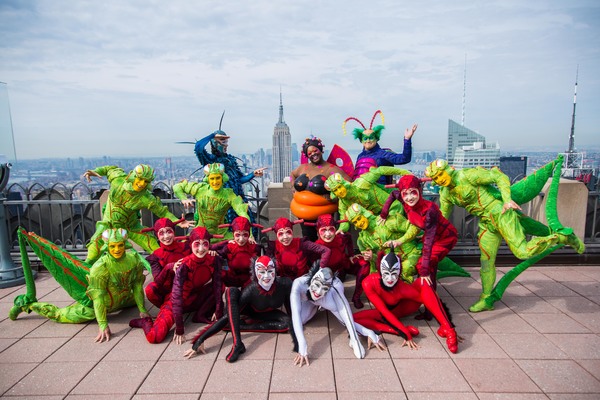 Photo Flash: Colorful Insects of Cirque's OVO Visit Top of the Rock Image