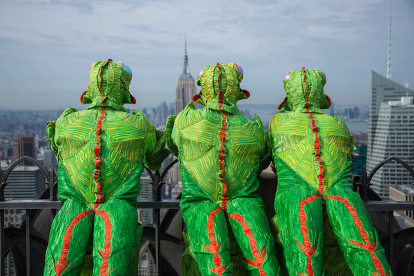 Photo Flash: Colorful Insects of Cirque's OVO Visit Top of the Rock Image