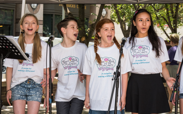 Photo Flash: NYMF's PEACE, LOVE AND CUPCAKES: THE MUSICAL Gives Sneak Peek in Midtown Image