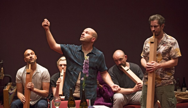 Photo Flash: First Look at Oscar Isaac, Keegan-Michael Key and More in HAMLET at The Public Theater Image