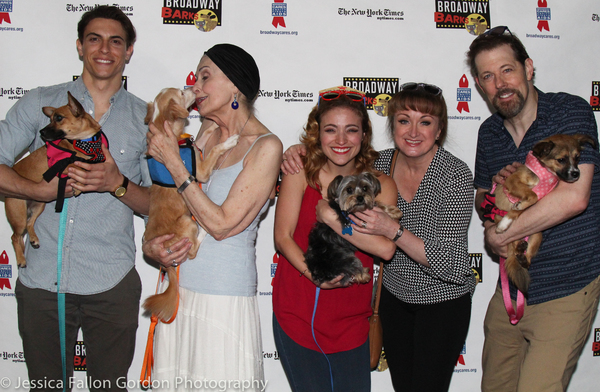 Photo Coverage: Stars of COME FROM AWAY, ANASTASIA, GROUNDHOG DAY and More Align for BROADWAY BARKS Image