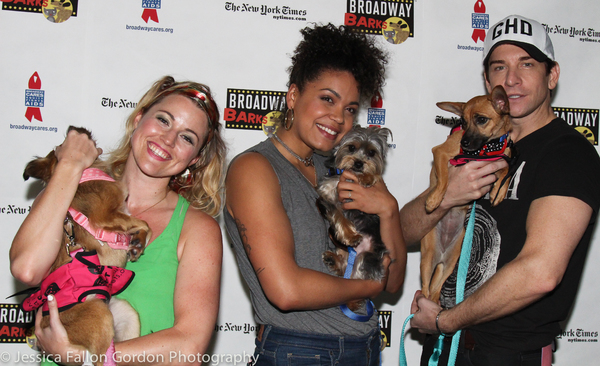 Rebecca Faulkenberry, Barrett Doss and Andy Karl Photo