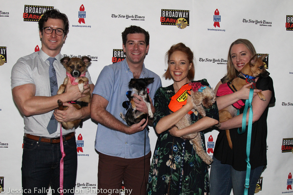 Photo Coverage: Stars of COME FROM AWAY, ANASTASIA, GROUNDHOG DAY and More Align for BROADWAY BARKS Image