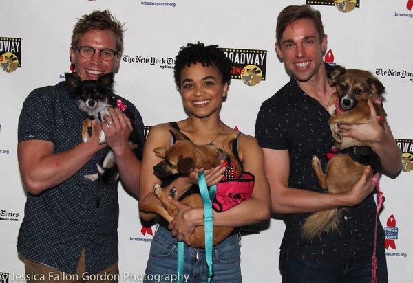 Photo Coverage: Stars of COME FROM AWAY, ANASTASIA, GROUNDHOG DAY and More Align for BROADWAY BARKS Image