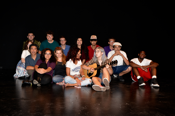 Photo Coverage: Daphne Rubin-Vega Rehearses with REBEL VERSES Youth Arts Festival at the Vineyard 