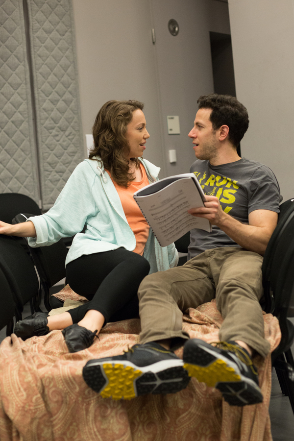 Photo Flash: In Rehearsal for Brown Paper Box Co.'s THEY'RE PLAYING OUR SONG Image