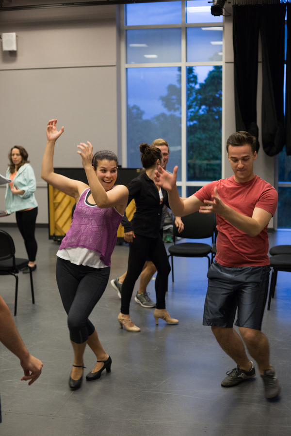 Photo Flash: In Rehearsal for Brown Paper Box Co.'s THEY'RE PLAYING OUR SONG Image