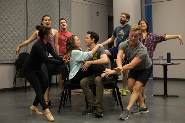 Photo Flash: In Rehearsal for Brown Paper Box Co.'s THEY'RE PLAYING OUR SONG Image