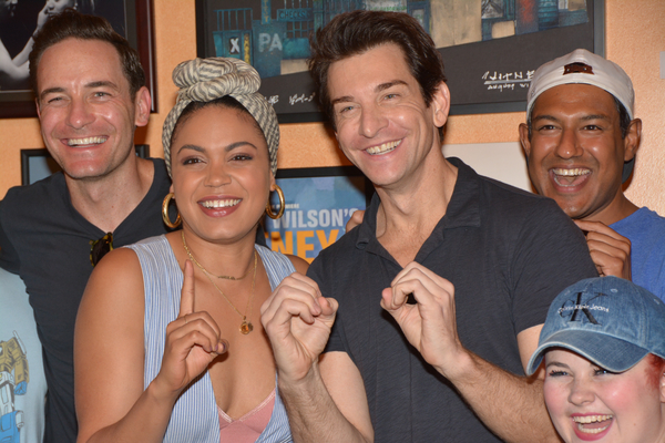 Photo Coverage: It's Blue Skies for GROUNDHOG DAY on Its 100th Broadway Performance Image