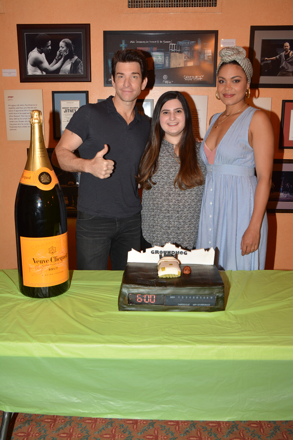 Photo Coverage: It's Blue Skies for GROUNDHOG DAY on Its 100th Broadway Performance Image