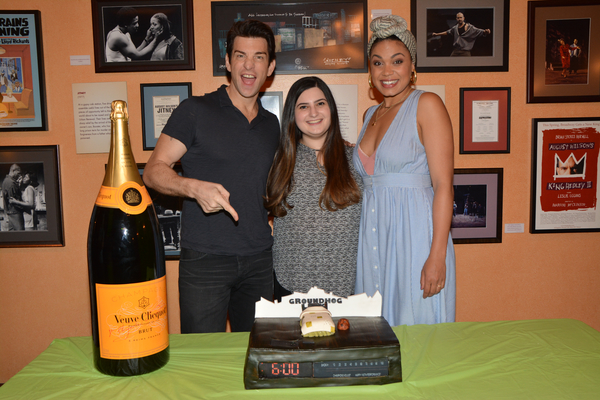 Photo Coverage: It's Blue Skies for GROUNDHOG DAY on Its 100th Broadway Performance Image