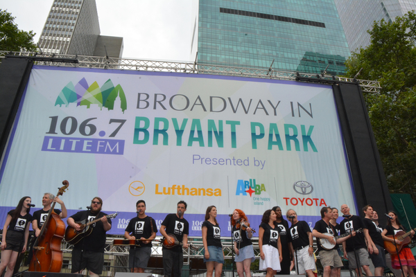 Photo Coverage: Casts of KINKY BOOTS, BEAUTIFUL & More Sing Out at Broadway in Bryant Park! 