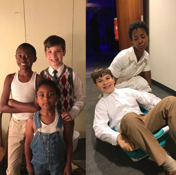 Photo Flash: WICKED Practices a Kiss Goodbye and More Saturday Intermission Pics Image