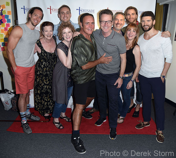 Photo Flash: Bryan Cranston Visits Off-Broadway's THE CRUSADE OF CONNOR STEPHENS Image