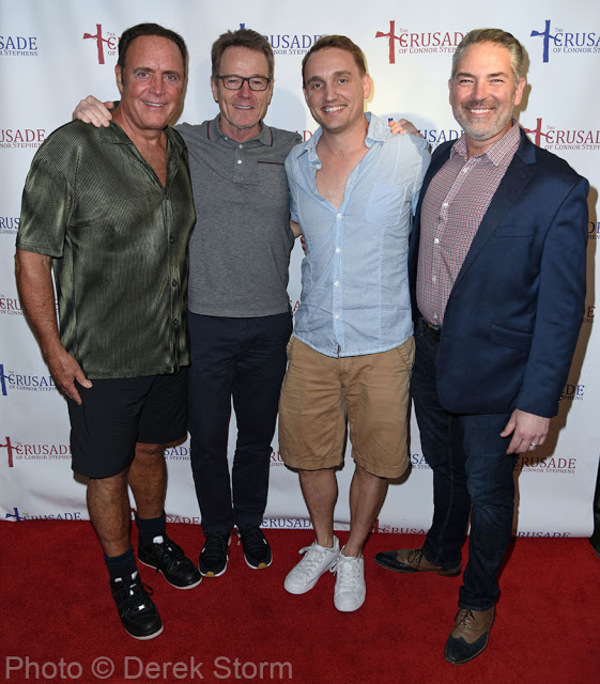 Photo Flash: Bryan Cranston Visits Off-Broadway's THE CRUSADE OF CONNOR STEPHENS Image