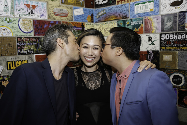 Cast members Daniel Smith, Angela Lin and Rammel Chan Photo