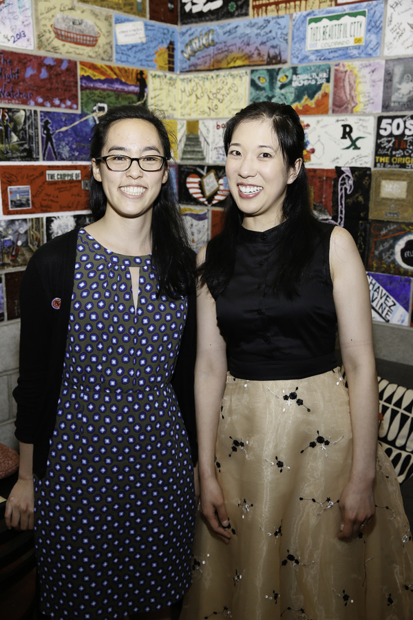 Playwright Lauren Yee and cast member Stephenie Soohyun Park Photo